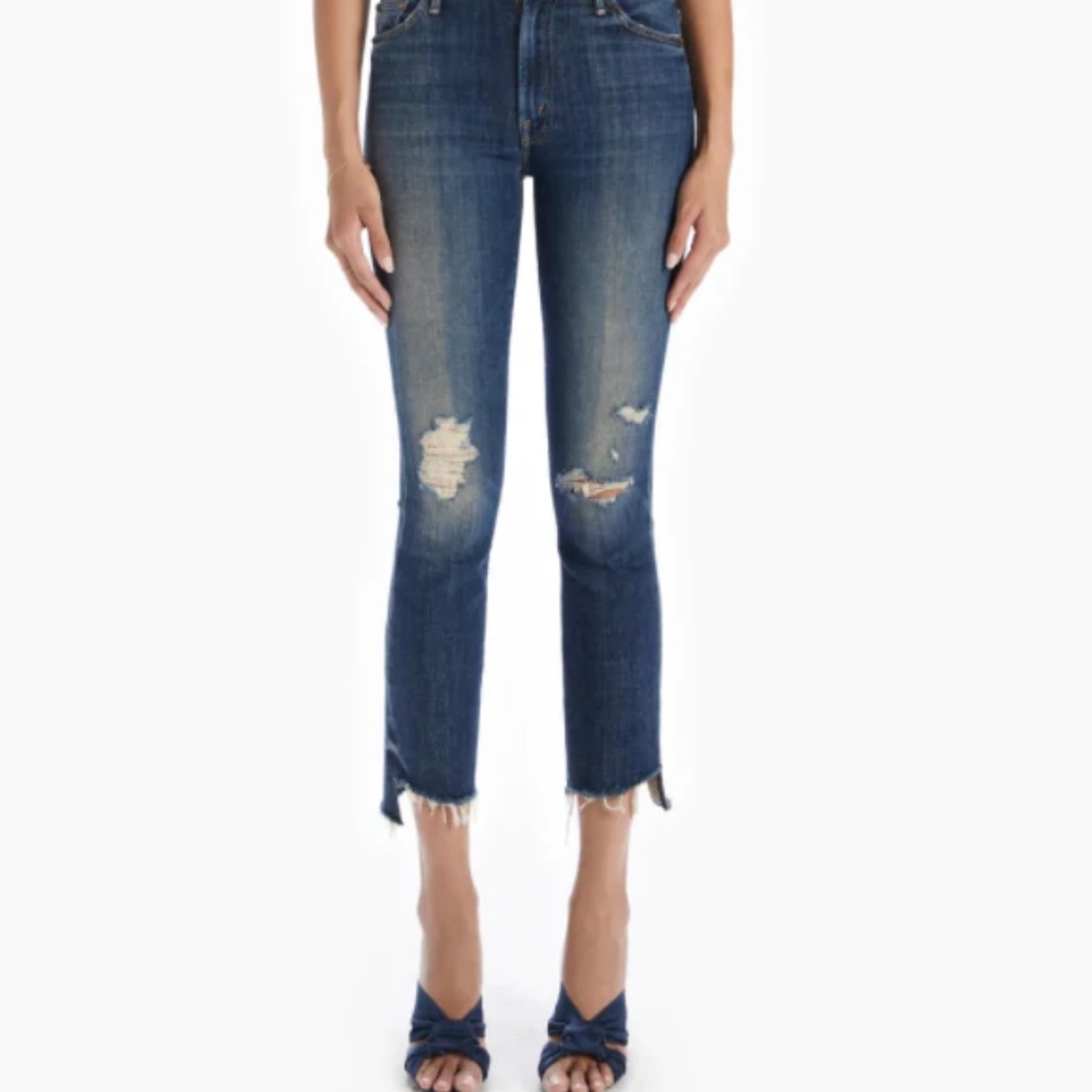 👖💙 MOTHER The Insider Crop Step Fray jeans 👖💙